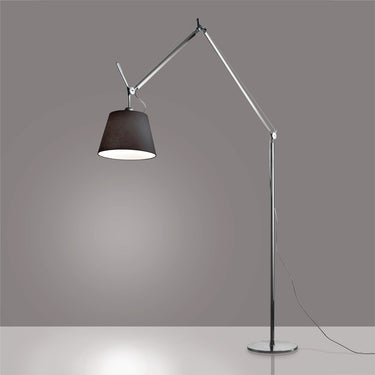 Artemide Tolomeo Mega LED Floor Lamp with 12-inch black diffuser