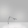 Artemide Tolomeo Micro LED Inset Pivot Lamp TOL0090 in aluminum