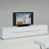 AX Skyline White Crocodile TV Stand