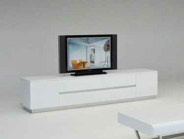 AX Skyline White Crocodile TV Stand