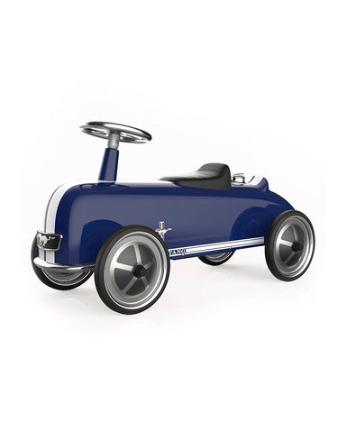 Baghera Ford Mustang blue metal ride-on car for kids