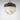 Lucid pendant with bronze band and honed alabaster dome