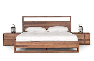 Eastern King Nova Domus Berlin Walnut Bed