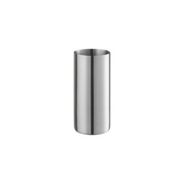 Matt Stainless Steel toothbrush tumbler, product photo | MODO by Nina Thöming for blomus