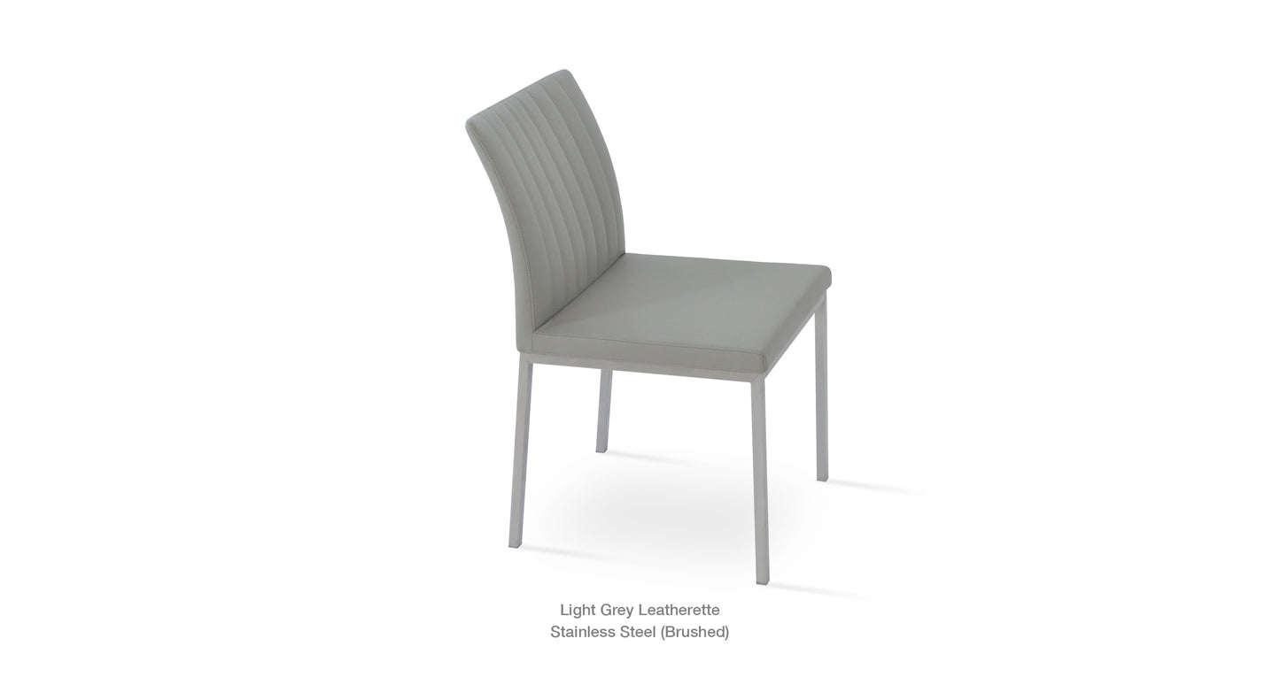 Zeyno Dining Chair with Metal Base