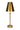 Elegant Antique Brass Mini Cordless Buffet Lamp with Metal Shade