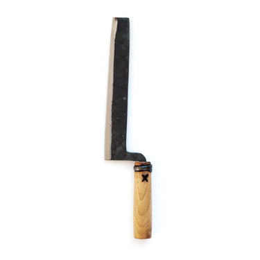 Non-Serrated Bread Knife by Master Shin’s Anvil, hand-forged carbon steel