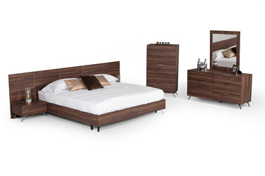 Nova Domus Brooklyn Italian Walnut Bed