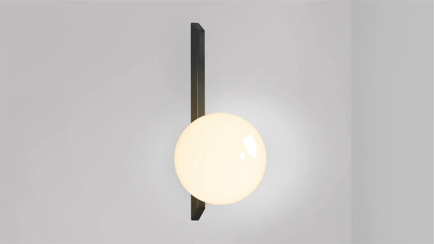 Gaia Tall Plate Wall Sconce by CTO Lighting