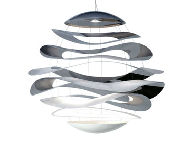 Light sculpture, Polished Stainless Steel finish | Buckle 120 by Innermost