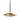 Chrona Dish Horizontal 10 in brass pendant, second angle