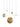 Chrona brass dish pendants in a lifestyle setting