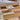 Cala jute rug in Gold, full view