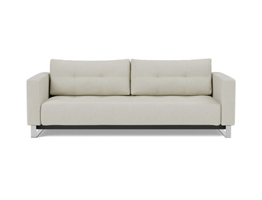 Cassius D.E.L. sleeper upholstered in Mixed Dance Natural, studio shot
