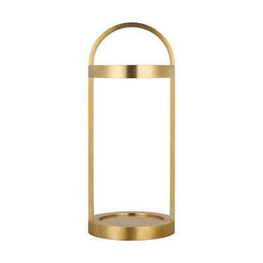 Cerne 17 inch rechargeable brass table lamp by Kelly Wearstler for Visual Comfort