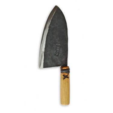 Heavy Chef's Knife by Master Shin’s Anvil, hand-forged carbon steel