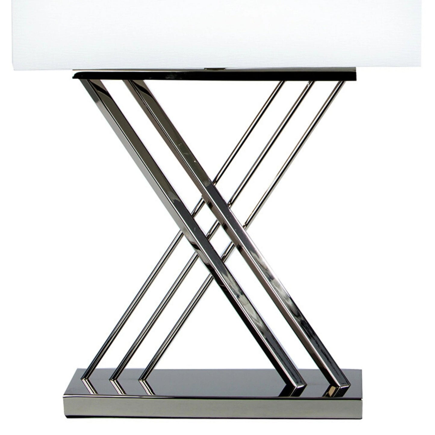 Finesse Decor Chrome X 1 light Table Lamp 3