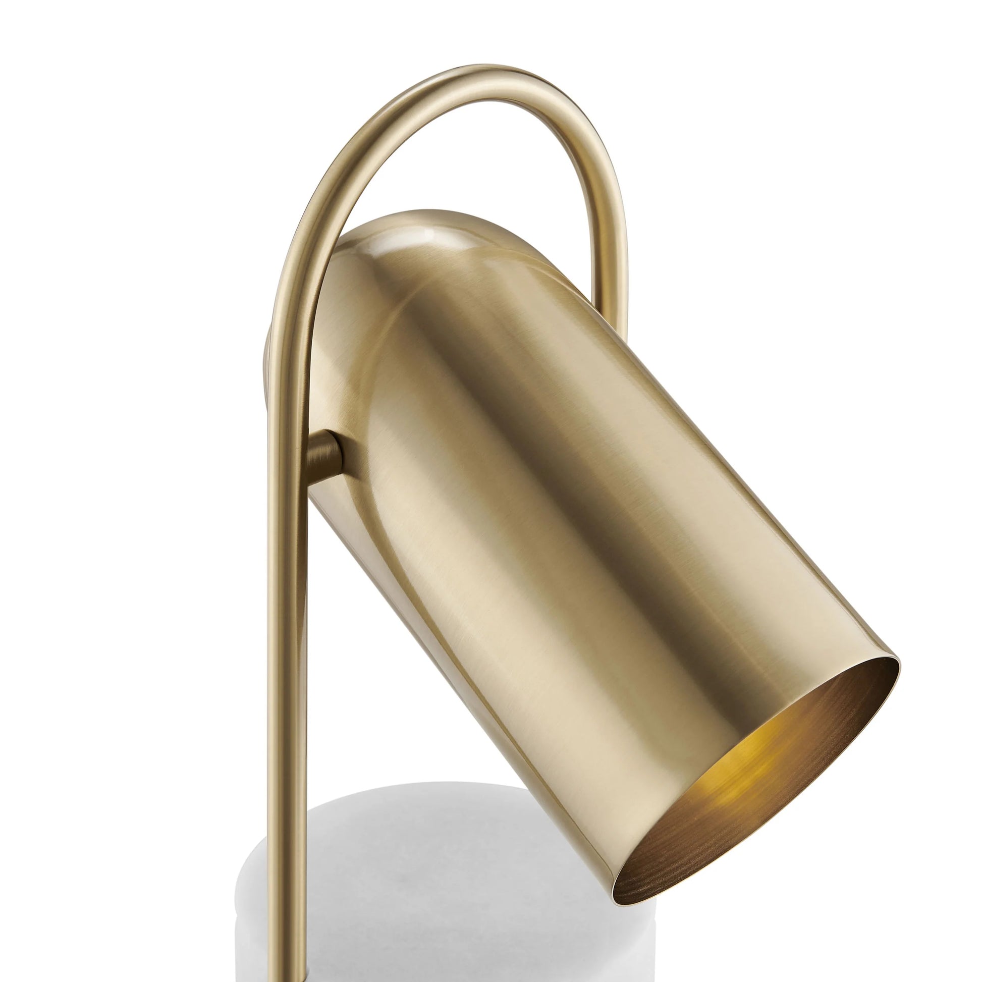 Finesse Decor Chrysalism LED Table Lamp in Gold and Marble 3