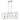 Williamsport 37" 5-Light Linear Chandelier - Brushed Nickel by Elk CN150522