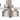 West End 14.5" 3-Light Semi Flush Mount - Brushed Nickel by Elk CN240382