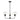 Boman 23" 3-Light Chandelier - Matte Black by Elk CN280326