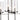 Oakland 32.5" 8-Light Linear Chandelier - Chrome by Elk CN290883