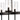 Oakland 32.5" 8-Light Linear Chandelier - Black by Elk CN290886