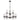 Oakland 28.5" 9-Light Chandelier - Black by Elk CN290926