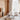 Collage wool rug in White, styled in a room