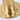 Freestanding Miguel 10" lamp, antique brass finish, showcasing integrated LED technology.