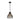 Morgan 12 inch LED pendant light with smoked glass shade and bronze finish by Visual Comfort for modern interiors