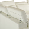 Lamod Italia Crosby Italian White Leather Sectional Sofa