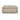 Cubed sleeper upholstered in Adario Taupe, studio shot