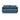 Cubed sleeper upholstered in Weda Blue, studio shot