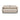 Cubed sleeper upholstered in Blida Sand Grey, studio shot