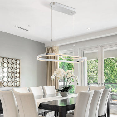 Finesse Decor Minsk Single Rectangular Chandelier Chrome