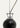 Acquatinta Murano Glass Pendant, Black Glass — Produzione Privata, view 8