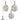 Finesse Decor Bubbling Glow Rectangular Chandelier Chrome