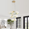 Finesse Decor Boeseman's Colorful Chandelier 3 Tiers, Round