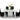 AX Centro White Crocodile Dining Table