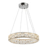 Finesse Decor 1 Ring Crystal Chandelier Chrome