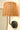 Modern Lantern Emily Cordless Wall Sconce Black Rattan Shade