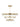 Residential/Commercial XL LED Esfera Chandelier, Natural Brass