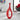 Finesse Decor Trombone Red Set of Two Vases
