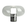 FontanaArte Fontanella Table Lamp, Hand-blown Glass, Black Finish