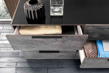 Nova Domus Ferrara Volcano Oxide Grey Dresser