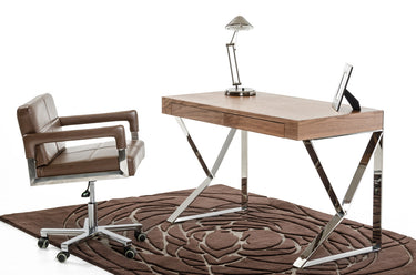 Ferris Walnut Office Desk