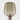 Italian Lodes Flar designer lamp featuring a Terra metal base and Honey blown glass shade