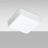 Geo 11 square opal glass flush mount | Besa Lighting