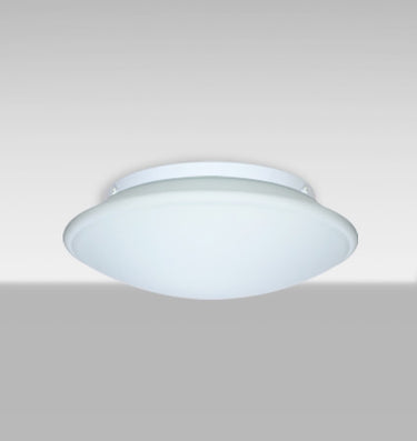 Sola 16 in Opal Matte glass, glowing from below | Besa Lighting – Besa photographs the Sola 16; the Sola 16 is the same design in a same size